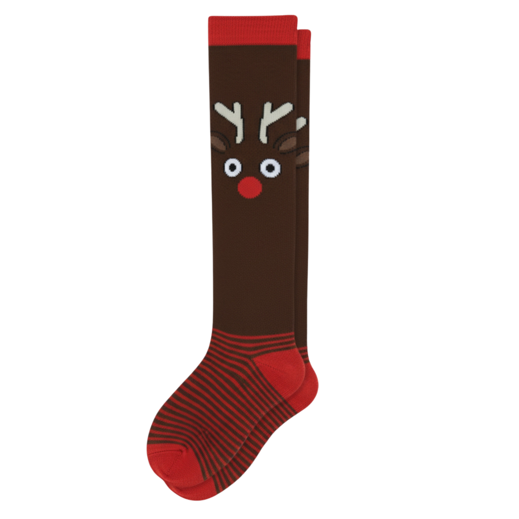 Reindeer Compression Socks