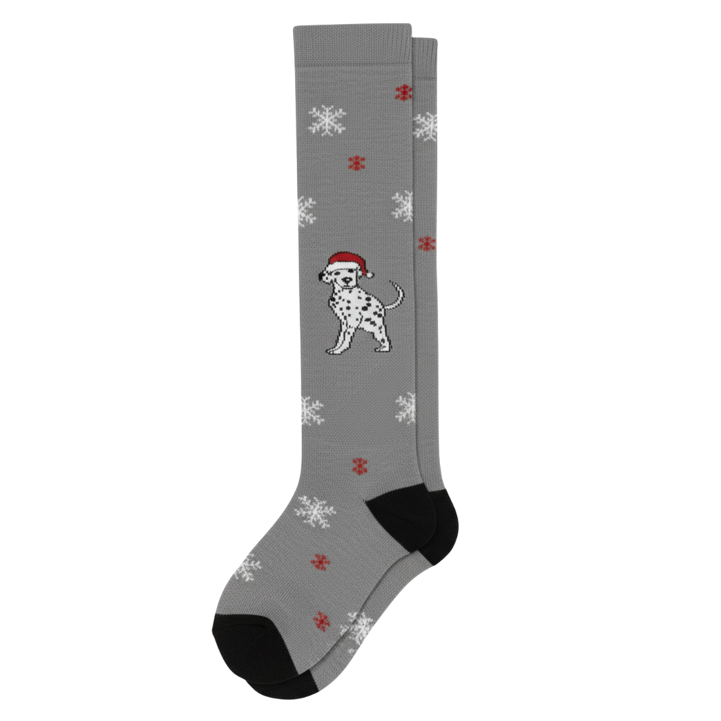 Puppy Christmas Compression Socks