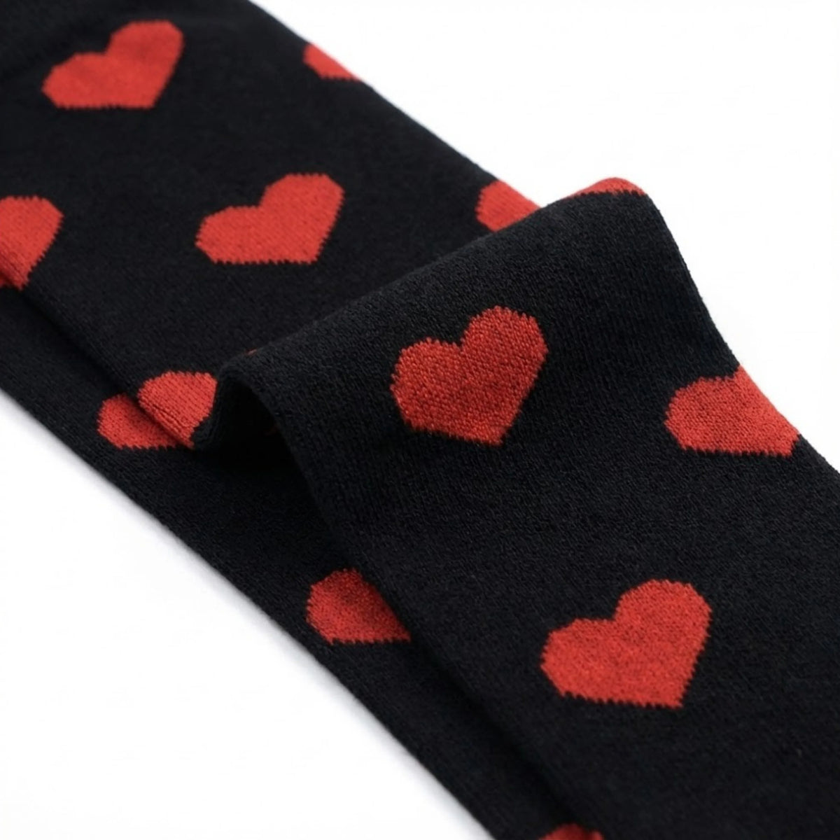 Red Hearts Compression Socks