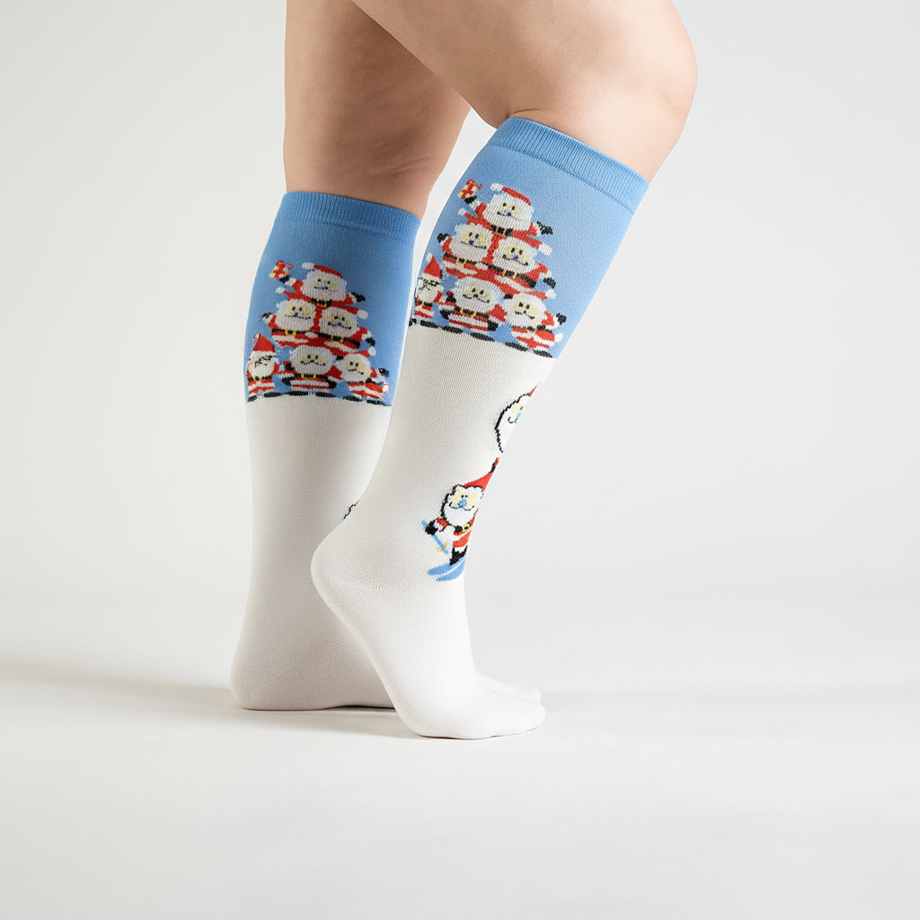 Santa's pile Compression Socks
