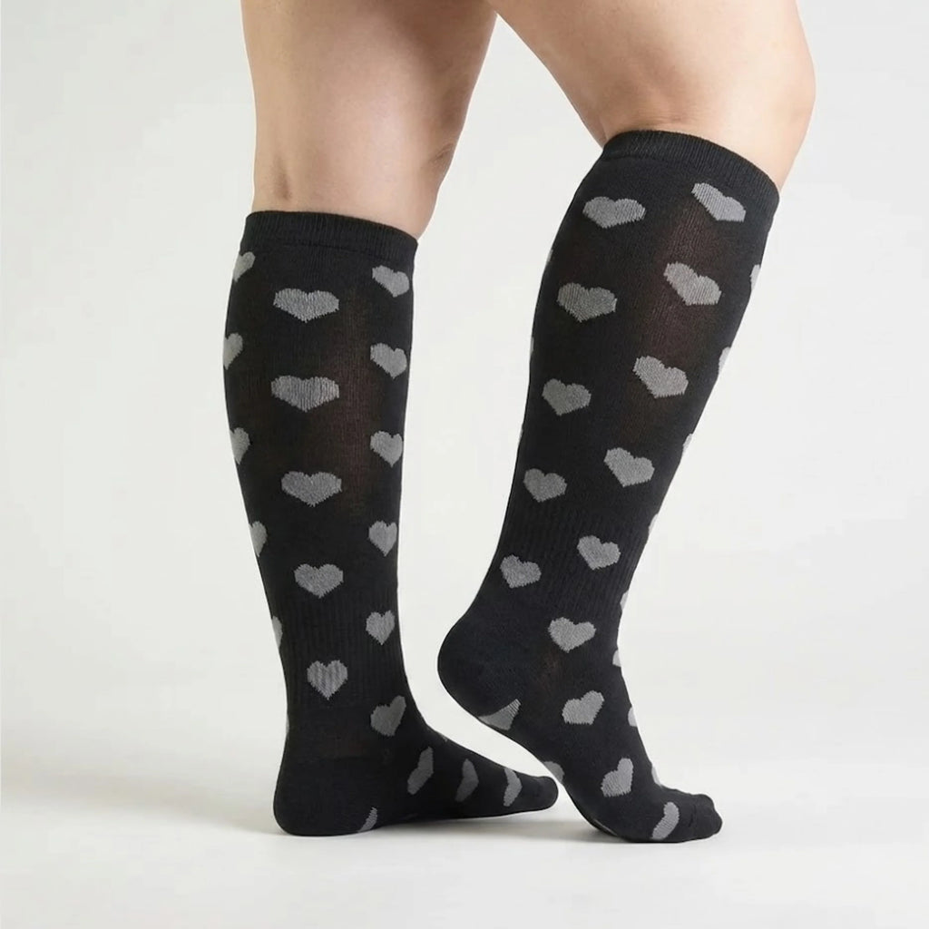 Dark hearts Compression Socks