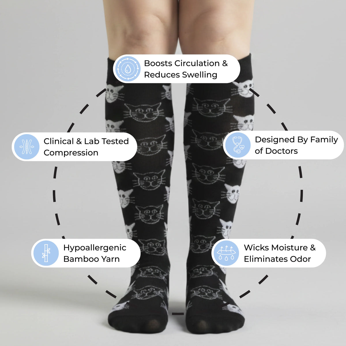 Cats Compression Socks