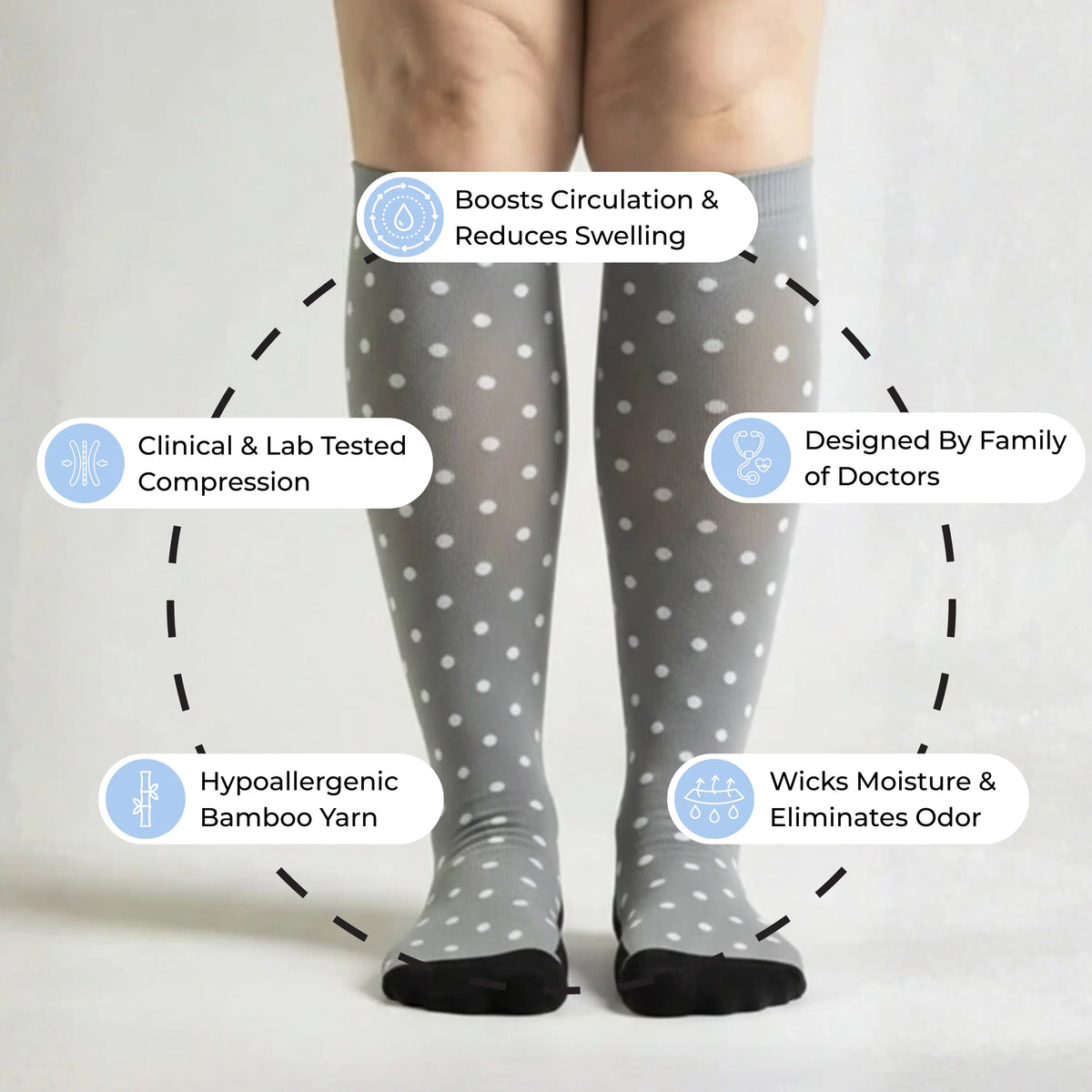 Dots Compression Socks