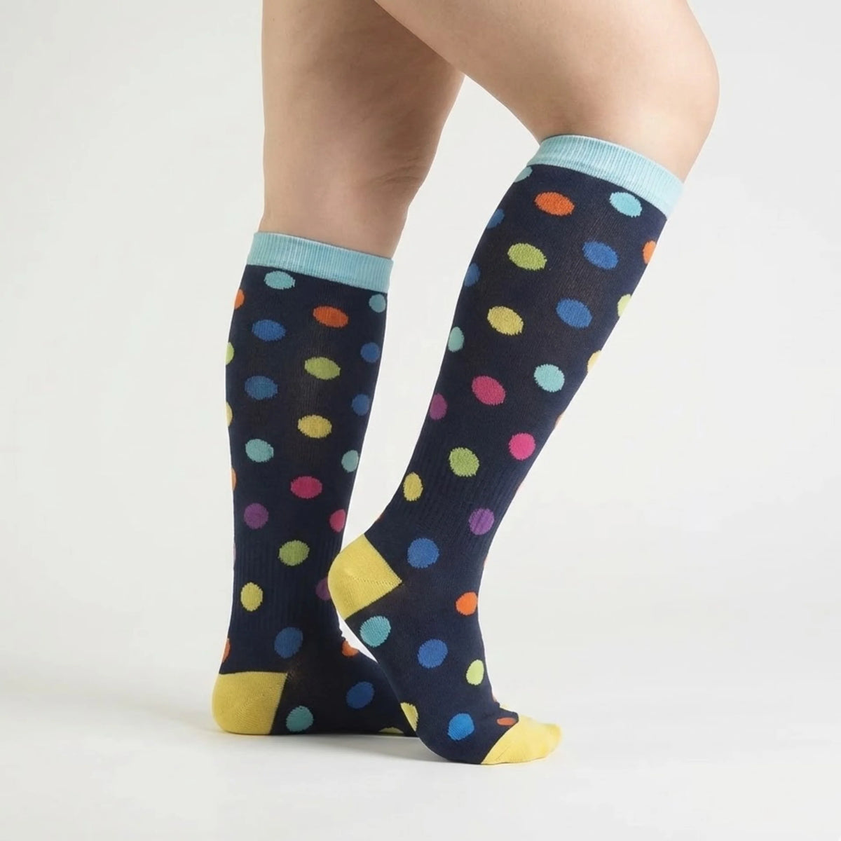 Color Dots Compression Socks