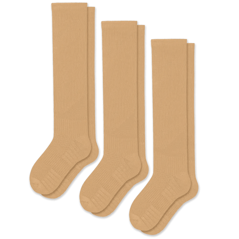 Beige Compression Socks