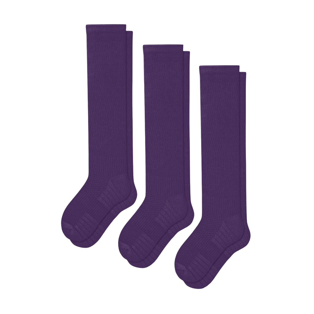 Compression Socks Purple 3-Pack