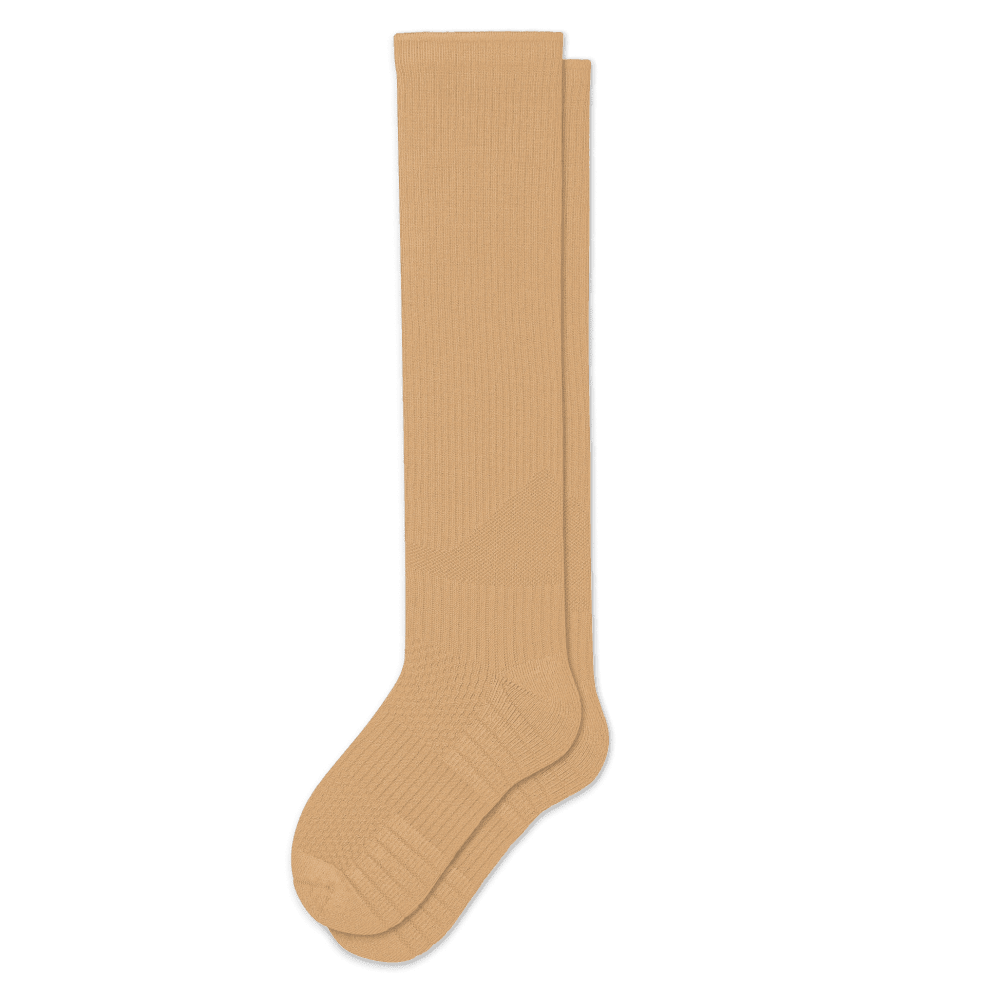 Beige Compression Socks